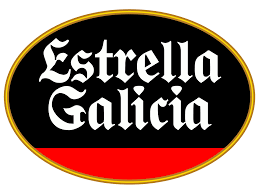 Logo oficial de cervecería Estrella Galicia en formato PNG.